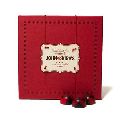Red Ganache Ladybug Chocolates 16pc