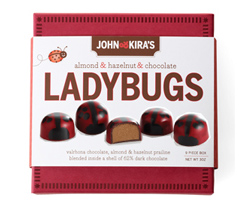 Praline Red Ladybug Chocolates 9pc